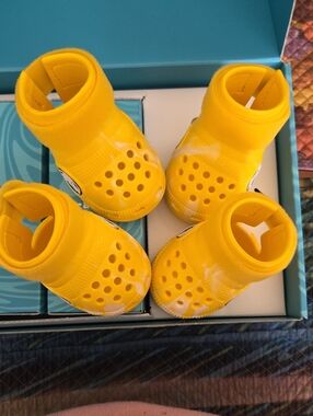 Crocs Classic Clog For Dogs Yellow Size L NWT